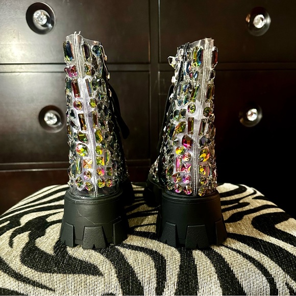 AZALEA WANG Noel Combat Boot, Size 8, NWOT - Picture 8 of 12